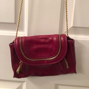 Hobo small crossbody with gold chain strap